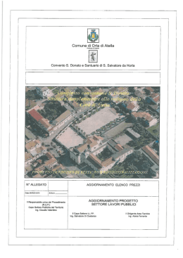 N&deg; ALLEGATO | - Comune di
