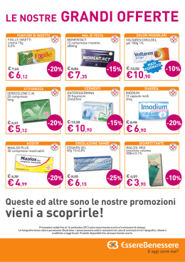 Scarica il documento: Offerte Farmacia Centrale