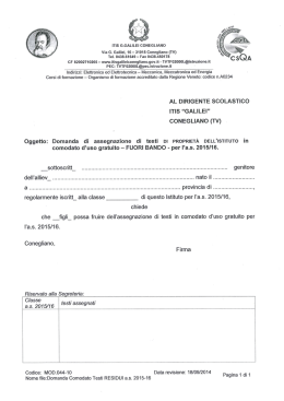 Via G. Galilei, 16 - 31015 Conegliano (TV)