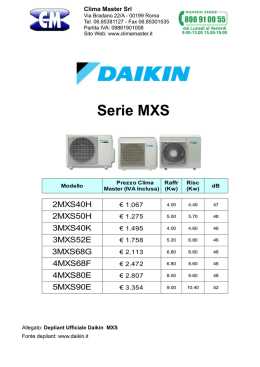 Serie MXS - Climamaster