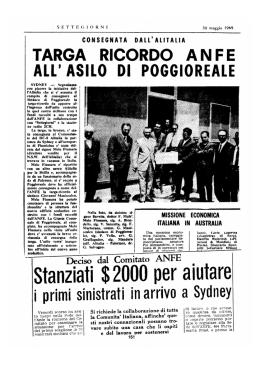 ` Fiumara nella visita all`asilo