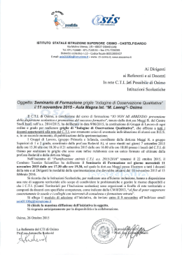 Scheda di adesione