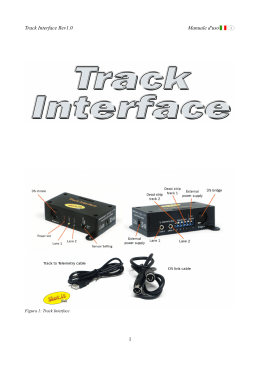 Track Interface Rev1.0 Manuale d`uso 1