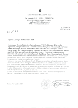 Via Leopardi, N. 2 63900 - FERMO (FM)