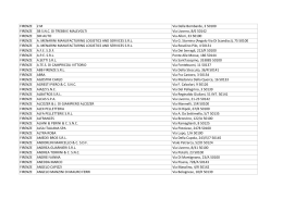 Elenco georeferenziato delle industrie del