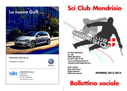 Sci Club Mendrisio Bollettino sociale