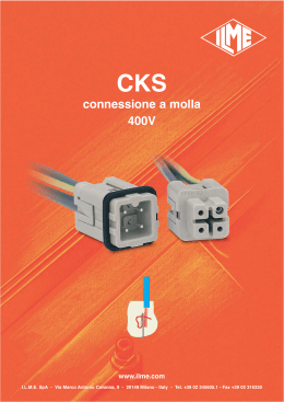 CKS connessione a molla 400V