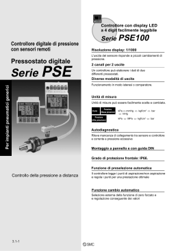 Serie PSE - SMC ETech
