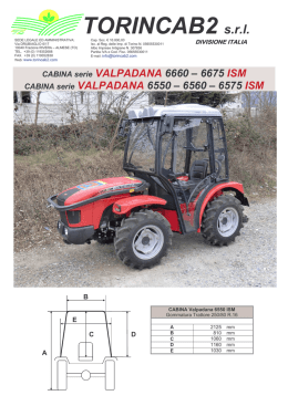 Valpadana 6600-6500 ISM - TORINCAB2 srl
