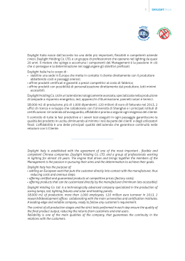 Daylight Italia nasce dall`accordo tra una delle