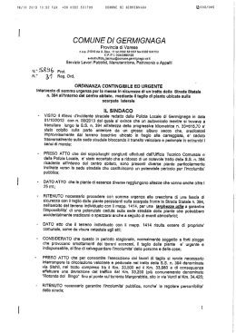 messa in sicurezza di un tratto di strada statale n. 394