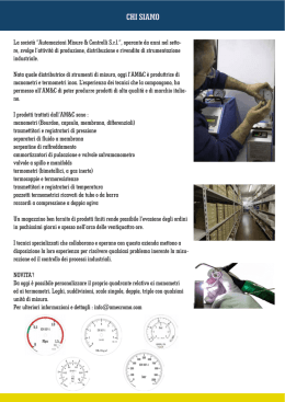 Scarica Catalogo pressione