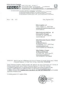 Istituto Istruzione Superiore 61032 FANO (FU)