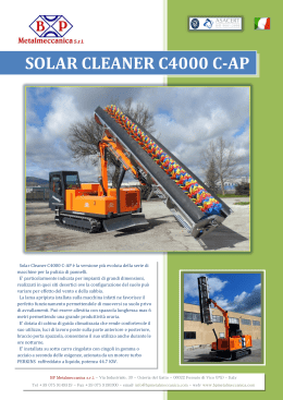 SOLAR CLEANER C4000 C-AP