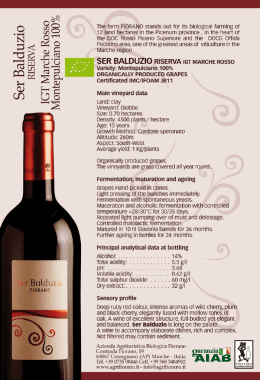 Ser Balduzio RISERVA