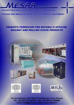 Mesar`s Railway Catalogue ITA ENG