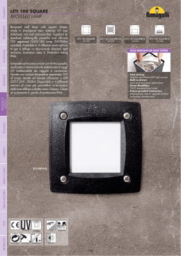 CATEGORIA RECESSED LAMP