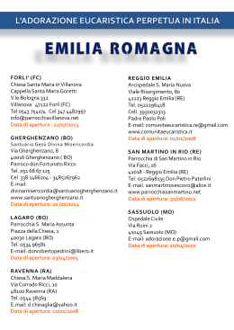 emilia romagna - Adorazione Eucaristica Perpetua Ascoli Piceno
