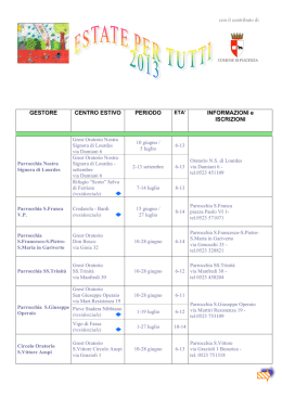 scarica l`elenco delle realta` coinvolte