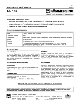 Scarica la scheda tecnica