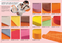 tappeti decoro in rilievo relief decoration mats - Food