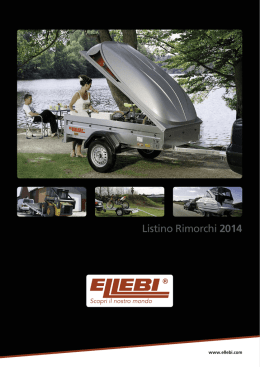 Listino rimorchi ellebi - Centro Nautico Piacenza