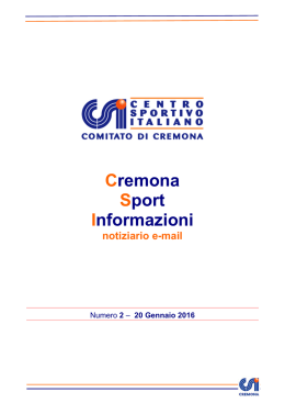 Versione PDF - CSI Cremona