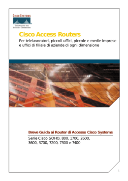 Guida Router Cisco
