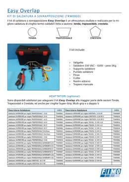 • Valigetta • Saldatore 230 VAC - 120W - peso 5Kg