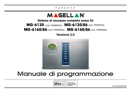 Manuale di programmazione - EMMEASICUREZZA, home page