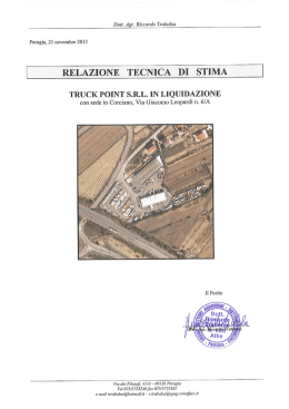 RELAZIONE TECNICA DI STINIA