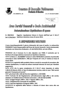 N. 1` 42 - Comune di Roccella Valdemone