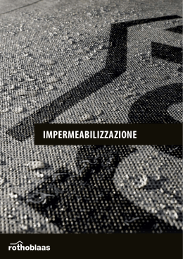 IMPERMEABILIZZAZIONE