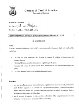 Documento - Comune di Casal di Principe
