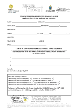 via N. Ghiaurov, 56 41058 Vignola (MO)