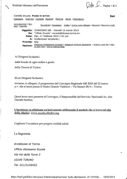 CONVEGNO IdR - Giovedì 12 marzo 2015