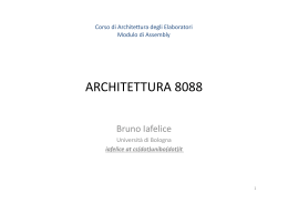 ARCHITETTURA 8088