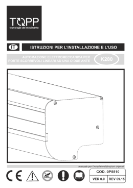 Istruzioni prodotto