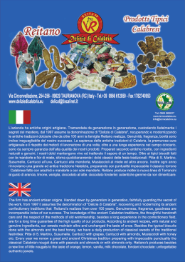 Via Circonvallazione, 254-256 - 89029 TAURIANOVA (RC) Italy