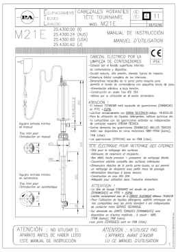 Manuale Tecnico CE - Testina M21E