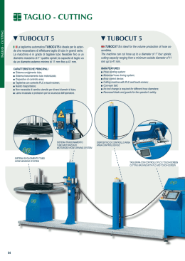 TAGLIO - CUTTING