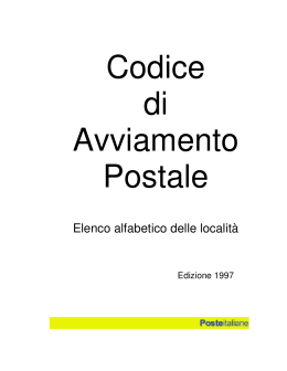 Elenco Alfabetico Ca