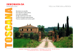 Toscana Pienza - Immomara SA
