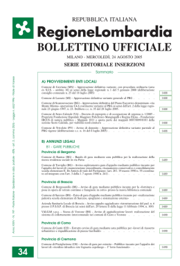Serie Inserzioni - N. 34 - 24 agosto 2005