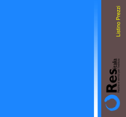 Scarica il nostro listino Prezzi