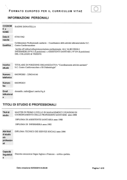 radini donatella - Azienda ULSS 18