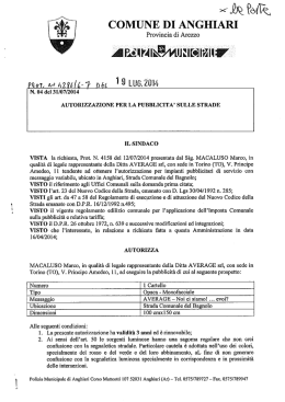 Nome Autorizzazione Average Anghiari Dimensione 194.26 KB
