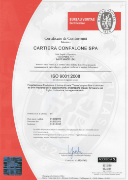 scarica il certificato