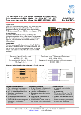 Filtri elettrici per armoniche 3 linee, 16A - 600A, 400V