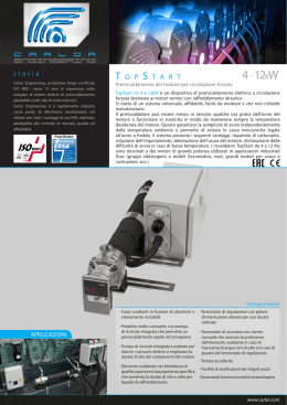 Scaricare la scheda tecnica